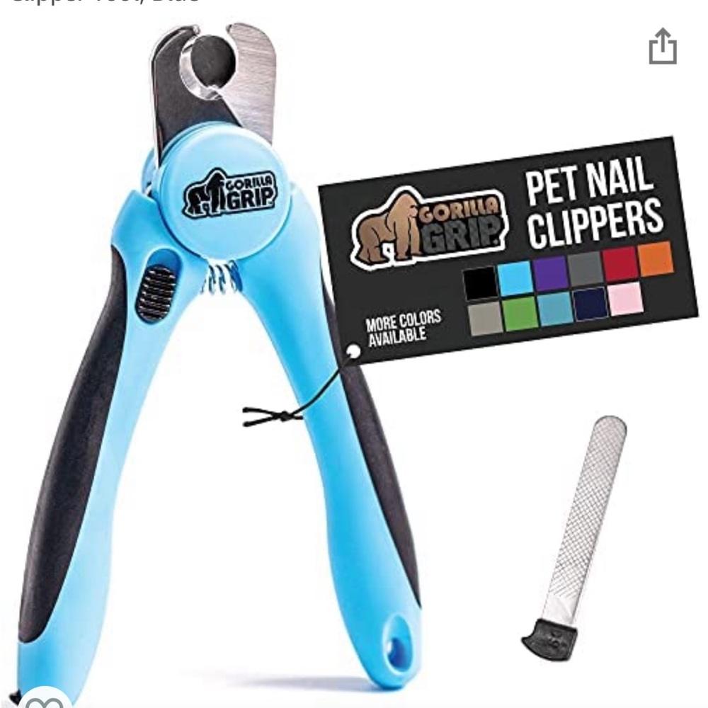 Gorilla Grip Pet Nail Clippers For Cats or Dogs